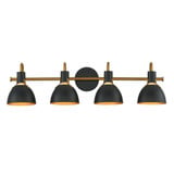 Dusk 4 Light Bath Vanity 8.75 Inch Tall and 33.25 Inch Wide by Maxim - 12344