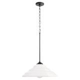 Rainier 1 Light Pendant 8.5 Inch Tall and 20 Inch Wide by Quorum - 8107-20