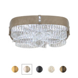 LEDZeppa 41W 1 LED Flush Mount 7 X 24.5 Inch Wide by Schonbek Signature - S70624