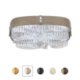 LEDZeppa 41W 1 LED Flush Mount 7 X 24.5 Inch Wide by Schonbek Signature - S70624
