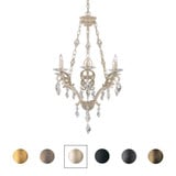 Tamerlaine 6 Light Chandelier 37 Inch X 23 Inch Wide by Schonbek Signature - S92606