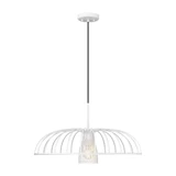 Valencia 1 Light Pendant 13 Inch Tall and 24 Inch Wide by Z Lite - 623P24