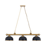 Cordon 3 Light Billiard 14.5 Inch Tall and 13.25 Inch Wide by Z Lite - 2306-3-BILL-D13MSHADE