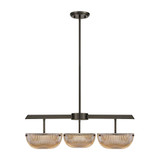 Hubbard 10W 3 LED Chandelier 8.5 Inch Tall and 30 Inch Wide by Savoy House - 1-1251-3