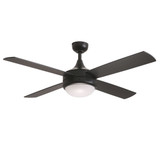 Quattro 4 Blade Ceiling Fan with Light Kit 17.5 and 52 Inch Wide by Maxim - 88784