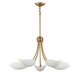 Maris 5 Light Chandelier 14.25 Inch Tall and 26.5 Inch Wide by Maxim - 10825