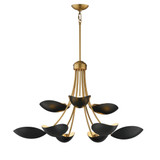Maris 9 Light 2 Tier Chandelier 21 Inch Tall and 33.5 Inch Wide by Maxim - 10829