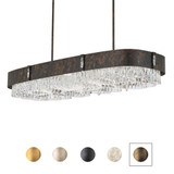 LEDZeppa 75W 1 LED Linear Pendant 6.5X19.5 Inch Wide by Schonbek Signature - S70649