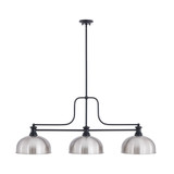 Melange 3 Light Billiard 21.5 Inch Tall and 13 Inch Wide by Z Lite - 725-3BILL-D13MSHADE