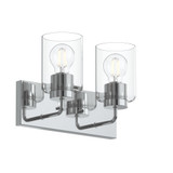 Merry 2 Light Bath Vanity 8.5 Inch Tall and 12 Inch Length by Progress - P300587