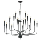 Vela 18 Light Chandelier 43 Inch Tall and 40 Inch Wide by Maxim - 24818