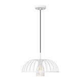 Valencia 1 Light Pendant 9.75 Inch Tall and 16 Inch Wide by Z Lite - 623P16