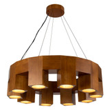 Bosco 65W LED Chandelier 10.25 Inch Tall and 34.88 Inch Wide by Kuzco - CH12638