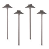 Tiki 6.5W 1 LED Path and Area Light (Pack Of 4) 22.13X6.56 Inch Wide by WAC - 6041-4