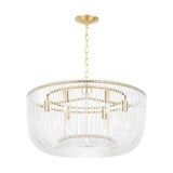 Pierce 6 Light Pendant 16.25 Inch and 28 Inch Wide by Visual Comfort Studio - CP1456