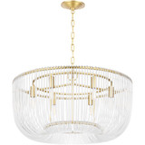 Pierce 6 Light Pendant 16.25 Inch and 28 Inch Wide by Visual Comfort Studio - CP1456