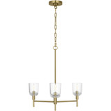 Hartley 3 Light Chandelier 23.5 X 24 Inch Wide by Visual Comfort Studio - TFC1143
