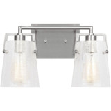 Crofton 2 Light Bath Vanity 9 X 14.63 Inch Wide by Visual Comfort Studio - DJV1032CKG