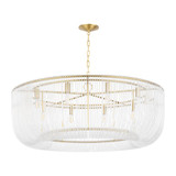 Pierce 10 Light Pendant 17.75 Inch X 42 Inch Wide by Visual Comfort Studio - CP14710