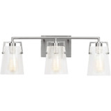 Crofton 3 Light Bath Vanity 9 Inch X 24 Inch Wide by Visual Comfort Studio - DJV1033CKG