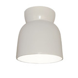 Radiance Hourglass 1 Light Flush Mount 8 X 7.5 Inch Wide by Justice Design - CER-6190_1