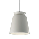 Radiance Trapezoid 1 Light Cord Pendant 16 X 13.5 Inch by Justice Design - CER-6427_1