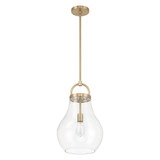 Mansfield 1 Light Pendant 19.5 Inch Tall and 12 Inch Wide by Thesis - 207644A