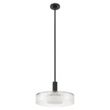 Como 1 Light Convertible Pendant 10 Inch Tall and 18 Inch Wide by Thesis - 207406A