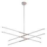 Overture 48.5W 8 LED Chandelier 7.5 Inch Tall and 48 Inch Wide by Thesis - 207282A