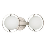 Parker 2 Light Bath Vanity 6.5 Inch Tall and 7 Inch Wide by Thesis - 206969A