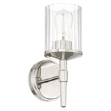 Andrea 1 Light Bath Vanity 11.75 Inch Tall and 6 Inch Wide by Thesis - 207692A
