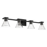 Gilford 4 Light Bath Vanity 7 Inch Tall and 7.25 Inch Wide by Thesis - 207659A