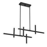 Manhattan 36W 12 LED Linear Chandelier 22.5 Inch X 4.75 Inch Wide by Thesis - 207296A