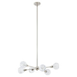 Helena 6 Light Chandelier 8.25 Inch Tall and 32 Inch Wide by Thesis - 206941A
