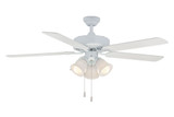 Dalton 5 Blade Ceiling Fan with Light Kit 52 Inch Wide by Wind River Fans - WR1422