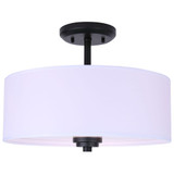 Pier 3 Light Semi Flush Mount 10.5 Inch Tall X 14.5 Inch Wide by Canarm Inc - ISF280A03