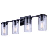 Britton 4 Light Bath Vanity 9.63 Inch Tall and 28 Inch Wide by Canarm Inc - IVL1234A04