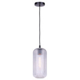 Malek 1 Light Pendant 16 Inch Tall and 5.88 Inch Wide by Canarm Inc - IPL1250A01