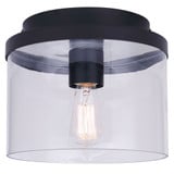 Britton 1 Light Flush Mount 7.38 Inch Tall and 9 Inch Wide by Canarm Inc - IFM1234A09