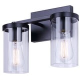 Britton 2 Light Bath Vanity 9.63 Inch Tall and 12.5 Inch Wide by Canarm Inc - IVL1234A02