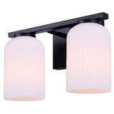 Bram 2 Light Bath Vanity 8.25 Inch Tall and 12.5 Inch Wide by Canarm Inc - IVL1241A02