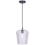 Leandro 1 Light Pendant 14 Inch Tall and 9 Inch Wide by Canarm Inc - IPL1249A01