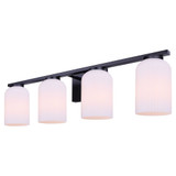 Bram 4 Light Bath Vanity 8.25 Inch Tall and 29 Inch Wide by Canarm Inc - IVL1241A04