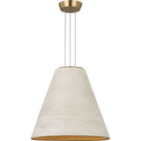 Karam 19.4W 1 LED Tapered Pendant 16 Inch Wide by Visual Comfort Modern - SLPD12627