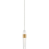 Lassell 7.2W 1 LED Freejack Mini Pendant 9.3 Inch by Visual Comfort Modern - SLPD396FJ