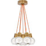Mina 9W 7 LED Pendant 7.6 Inch Tall X 14 Inch Wide by Visual Comfort Modern - 700TDMINAP7-LED