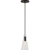 Selina 1 Light Small Accent Pendant 9.7 and 4.4 by Visual Comfort Modern - SLPD281