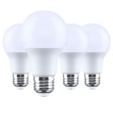 9.5W A19 LED Medium Base Replacement Bulb (Pack of 4) 4.21 Inch by Satco - S15138