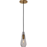 Lustra 1 Light Small Accent Pendant 9 Inch Tall by Visual Comfort Modern - SLPD280