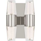 Lassell 14.4W 4 LED Double Short Wall Sconce by Visual Comfort Modern - SLWS31427